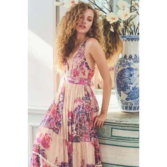 NWT HEMANT AND NANDITA LEAH MAXI DRESS